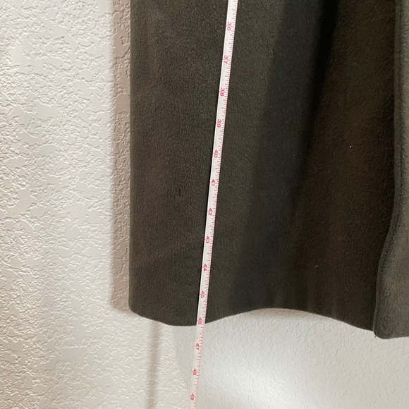 Roberto Vasalli Men Wool Cashmere Double Breasted Overcoat 42 Army Olive Green - Picture 6 of 16